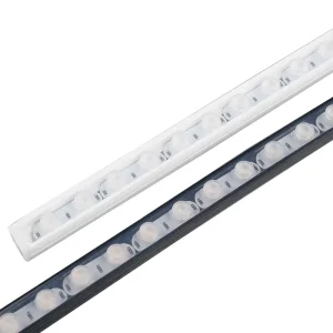 Single-Color 16x16mm 24V Flexible Silicone Wall Washer for LED Strip Facade Lighting