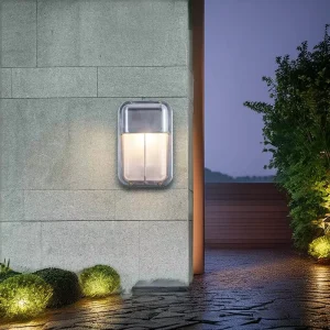 Single Headed LED Waterproof Aluminum Tempered Glass Outdoor Wall Lamp