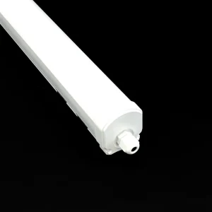 Slim Profile 4ft LED Tri proof Batten Light Housing Kit IP65 Waterproof PC Cover Vapor Tight for Garage Workshop 3 Year