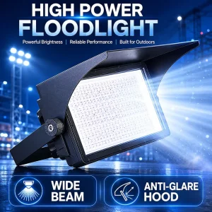Slim SMD LED Flood Light 240W – 2000W IP66 AC85-265V Outdoor Billboard Warehouse Flood Lamp CE UKCA
