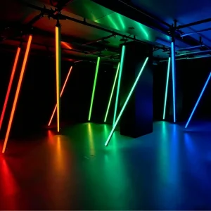 Small DMX Stage Light LED Tube Artnet Flexible DJ Light LED Tube IP Pixel Lighting Fixture Stage
