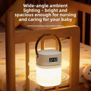 Small Kids Night Lamp with 1200mAh Battery Rechargeable Touch LED Night Light for Bedroom Study Reading Camping Travel