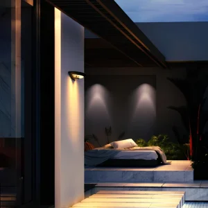 Small Modern Contemporary LED Exterior Wall Light Sconce Aluminum Outdoor Wall Mounted Down Lamp for Garden Patio