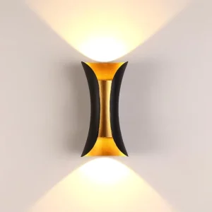 Small Waist Outdoor IP65 Waterproof LED Aluminum Wall Lamp 24V 220V Villa Exterior Courtyard Aisle Corridor Balcony Garden