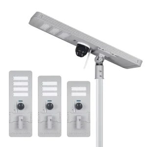 Smart All in One Solar Street Light with 2MP HD Camera 4G WiFi Motion Sensor Infrared Night Vision LED Road Lamp