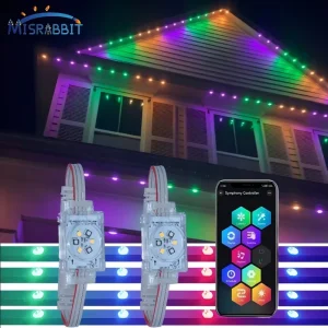 Smart App Controller 48V DC LED Ra80 3000K/6000K Daylight Outdoor String Lights IP68 Christmas Dimmable Easy Installation 5-Year