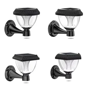 Smart Home Post Modern Solar Post European Outdoor Gate Garden Lamp Post
