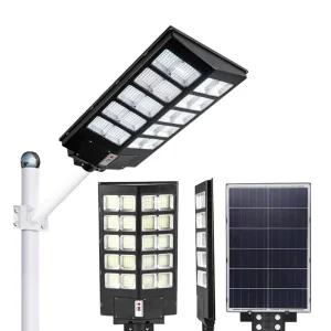 Smart IP65 Solar Street Light All-in-One with Motion Sensor for Outdoor Road Lighting