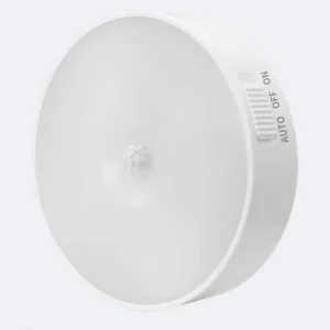 Smart Indoor Motion Sensor Security Light Rechargeable Long Endurance 50000 Hours LED Wall-Mounted 6000K Daylight ABS Touch