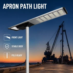 Smart Integrated WiFi IP66 DC Solar Street Light with Battery Backup 16 Hours All in One LED AC Garden Lamp