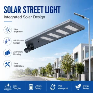 Smart IoT Solar AC/Battery Highway LED Light with APP Control 2700-6500K Tunable White IP65 Rated
