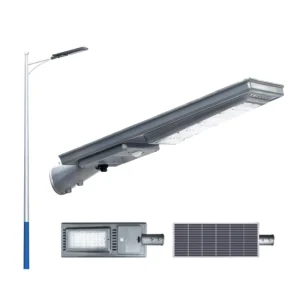 Smart LED Light Poles with Street Light Heads IP65 Rated for Road Application DC Power Supply