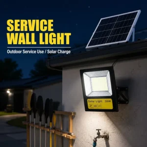 Smart Multi-Mode Solar Flood Light Remote Adjust Brightness Working Mode Durable Outdoor Housing for Community Yard