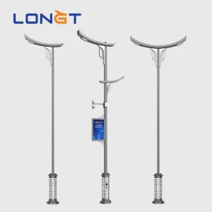 Smart Outdoor LED Street Light Road Die-cast Aluminum Wi-Fi CCT IP65 Daylight Alert AC Power Supply Dimmable 5-Year Warranty ETL
