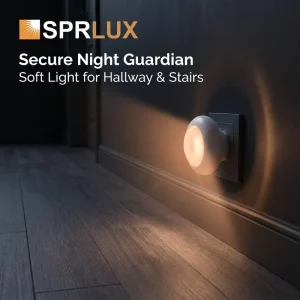 Smart Plug in Motion Sensor Night Light 5m Detection Range Automatic LED Night Lamp for Home Security and Convenience