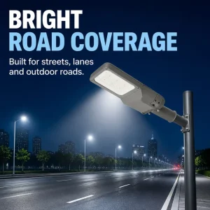 Smart Pole 50W LED Street Light 5000K Waterproof IP65 CE ROHS Certified Outdoor Lighting
