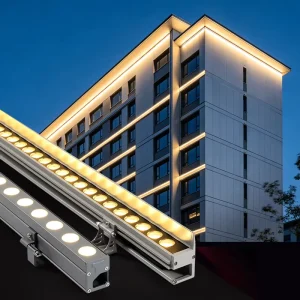 Smart RGBCW LED Wall Washer Bar Linkable Outdoor Linear Light with App RF Remote Group Control