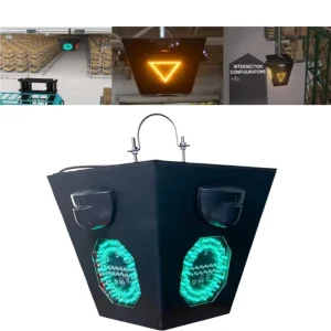 Smart Sensor LED Traffic Light 3 Colors All Ways Control Motion Detection for Warehouse Plant Vehicle Safety