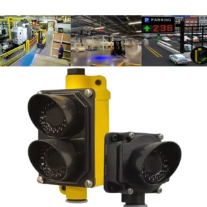 Smart Sensor LED Traffic Light 3 Colors All Ways Control Motion Detection for Warehouse Plant Vehicle Safety