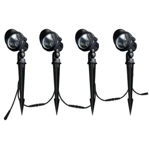 Smart Warm White Landscape Lighting 6W 24V Low Voltage Outdoor Garden Lights LED Aluminum Housing IP67