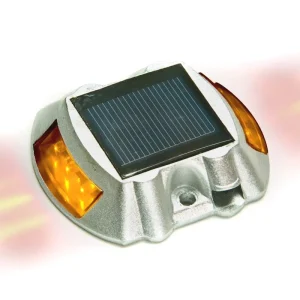 Solar 6 LED Solar Road Stud Lighting Aluminum Outdoor Waterproof Road Driveway Dock Path Ground Light Driveway Marker Lamp