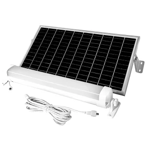 Solar Batten Light Carport Flood Bus Station Yard Led Tube Light Outdoor Indoor IP65 Waterproof Solar Tube Light Kit