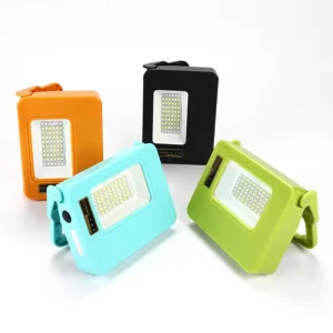 Solar Camping Light with Handle, Rechargeable LED Lamp with Power Bank, Portable Waterproof Outdoor Light