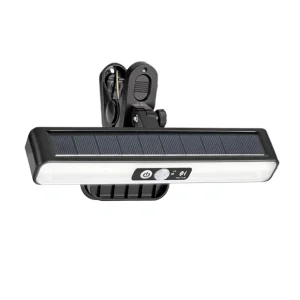 Solar Clip On LED Garden Lights Waterproof Outdoor Courtyard Garage Lighting Retro Nostalgia Style Dual Color Temperature