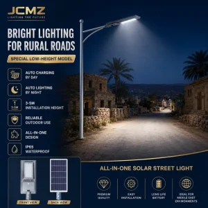 Solar DC LED Highway Street Light 50W IP66 CCC CE RoHS Certified Lifepo4 Battery Aluminum Plastic Shade 5 Year Warranty Road