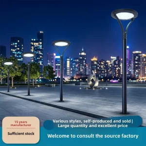 Solar DC LED Street Light IP65 Waterproof Outdoor Garden Road Lamp Remote Control