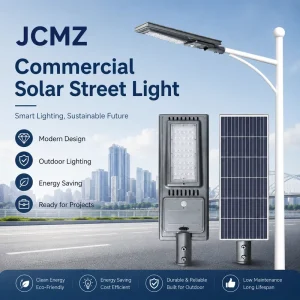 Solar DC LED Street Light IP66 CCC CE RoHS Certified Lifepo4 Battery Aluminum Plastic Shade 5-Year Warranty Highway Road