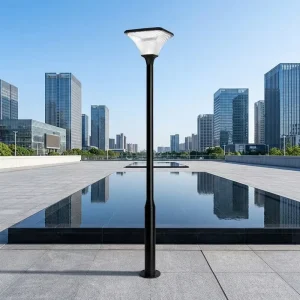 Solar DC Street Light Garden Ultra Bright IP65 Waterproof Automatic Night LED Outdoor Die-Cast Aluminum 6000K Daylight 3 Year