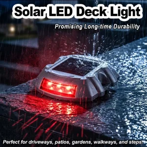 Solar Deck Lights LED Decorative Driveway Boundary Outdoor Terrace Housing Bright Beacon Border House Light Setup Road Outfield