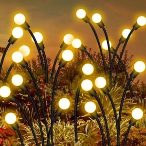 Solar Firefly Garden Light 8/10 LED Heads IP65 Waterproof Outdoor Landscape Lamp