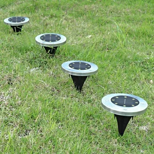 Solar Floor Lamp Driveway Lawn Road Ground Waterproof Garden Path Light LED Solar Light Home Garden Solar Path Light