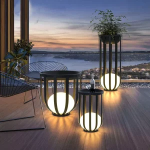 Solar Garden LED IP65 Waterproof Outdoor Lawn Light with Stainless Steel for Landscape Decoration