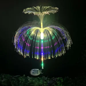 Solar Garden LED Jellyfish Lawn Lights IP65 Rated ROHS Certified Outdoor Holiday Decoration Lighting