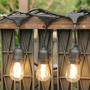 Solar Garden Light Guirnaldas De Luces Led S14 Bulb Garland Waterproof Led Copper Aluminum Wire String Light