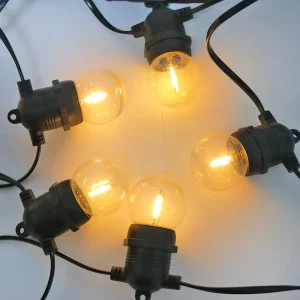 Solar Garden Light Guirnaldas De Luces Led S14 Bulb Garland Waterproof Led Copper Aluminum Wire String Light