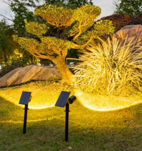 Solar Garden Light Outdoor Spot Lights Warm White Garden Yard Patio Tree Landscape Lawn Lamp