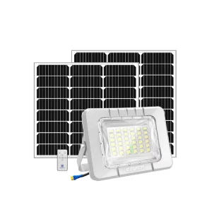 Solar Garden Light Solar Street Light with 50w 60w Mono Solar Panel Solar Flood Light