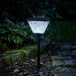 Solar Garden Lights IP65 Waterproof Small Square SMD Remote Auto Outdoor Pathway Driveway Yard Decor Solar Garden Path Lights