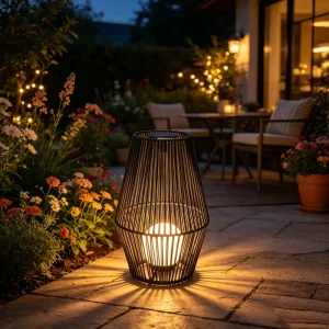 Solar Garden Lights Outdoor Waterproof LED Landscape Light for Garden Courtyard Porch Tree Lawn Decoration