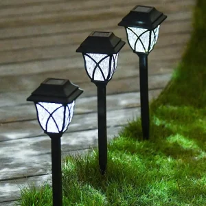 Solar Garden Lights Powered LED Lawn Lights Outdoor Waterproof Motion Sensor Lighting for Garden Landscape