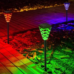 Solar Garden Lights for Lawn Patio Yard Walkway LED Light Outdoor IP65 RGB 3000K 6000K
