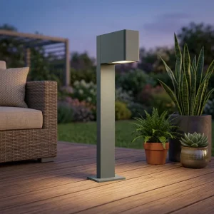 Solar Gate Post LED Pillar Light, IP65, Landscape