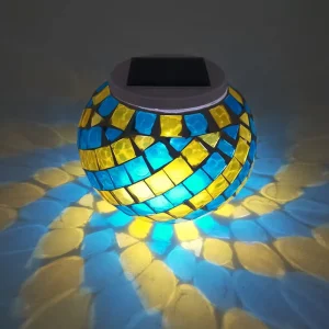 Solar Glass Garden Light LED Street Light Outdoor Waterproof Garden Balcony Decoration Villa Landscape Decorative Lamp