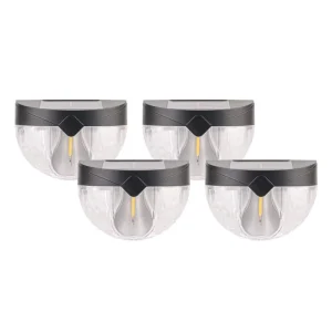 Solar Half-circle Street Light Road & Outdoor Waterproof Night Light for Garden and Courtyard Landscape Decoration