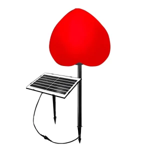 Solar Heart Lamp Festival Atmosphere Lights For Love Weddings IP65 Waterproof 3000K/4000K/6500K Color Temperature