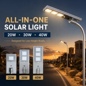 Solar Highway Outdoor Road Street Light IP66 LED Aluminum Battery DC Power Supply CCC RoHS Certified 5-Year Warranty